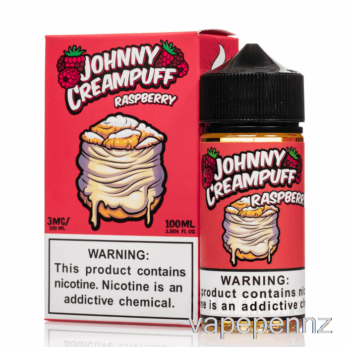 Raspberry - Johnny Creampuff - 100mL 6mg VAPE NZ